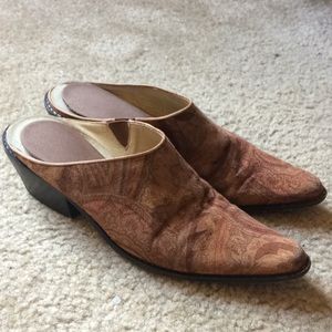 J Jill genuine suede mules